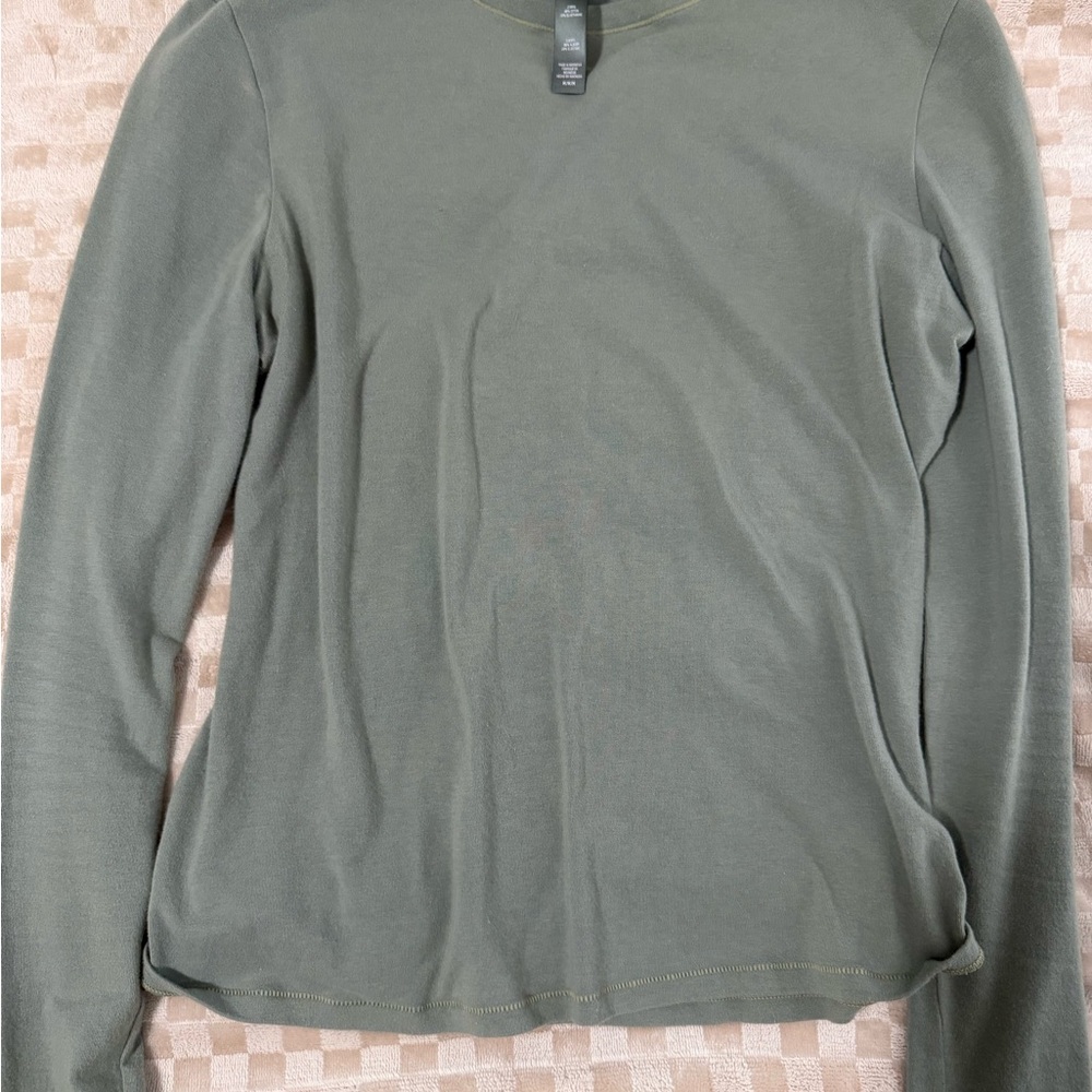 SKIMS Cotton Jersey Long Sleeve Tee